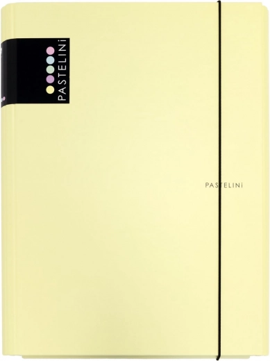 Chemises laminées à 3 rabats avec élastique Pastelini – jaune