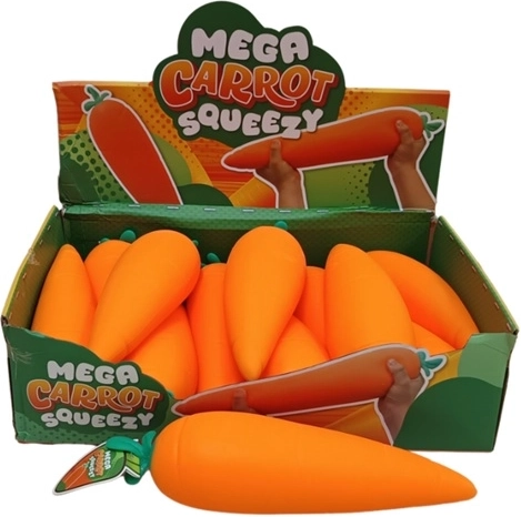 Mega squeeze carotte extensible antistress XL jumbo