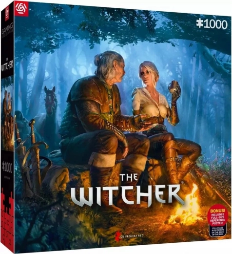 GOOD LOOT Puzzle The Witcher : le voyage de Ciri, 1000 pièces