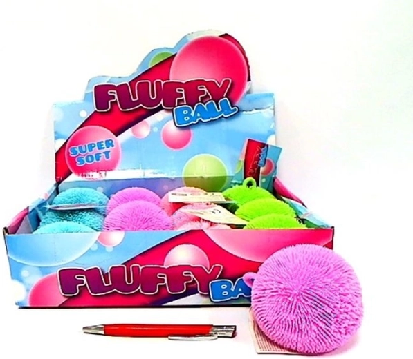Balle en peluche Fluffy 9 cm