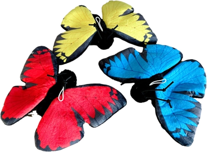 Papillon en peluche 23 cm