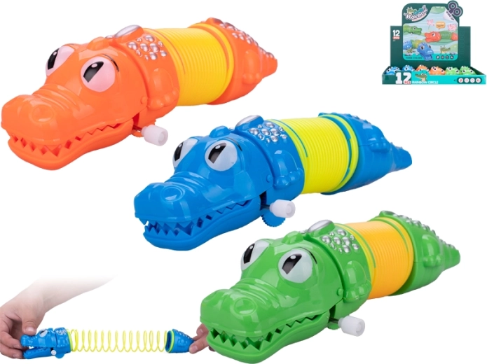 Crocodile à remontoir avec clé pour enfants
