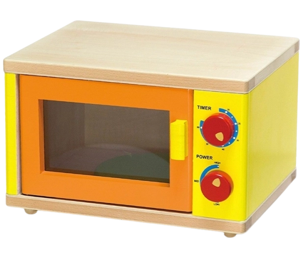 Babu four à micro-ondes en bois pour enfants