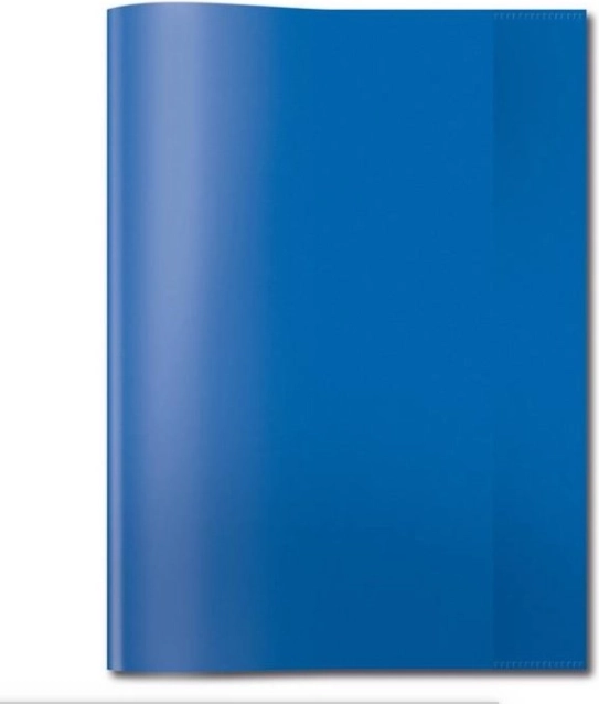 Couverture bleue transparente pour cahier A5
