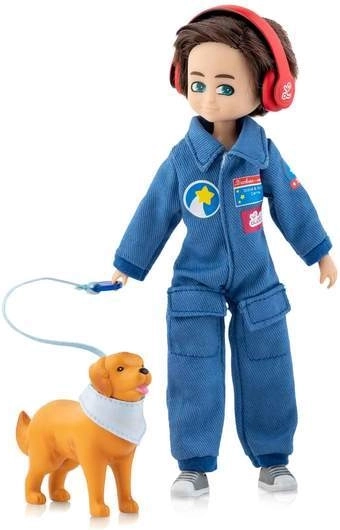 Poupée Lottie Finn avec chien et accessoires d’astronaute
