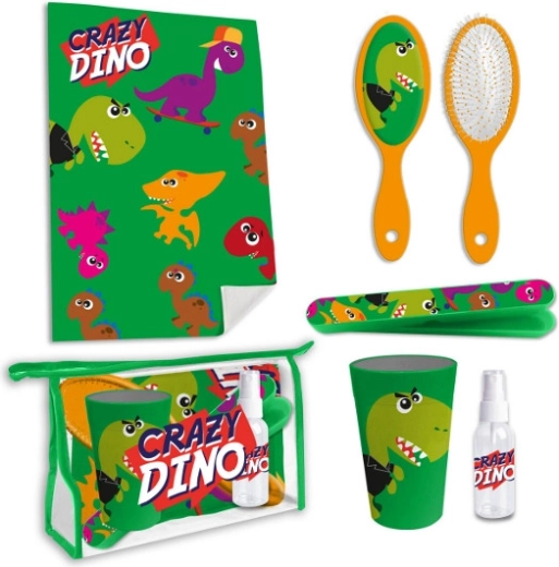 Trousse de toilette pour enfants Crazy Dino