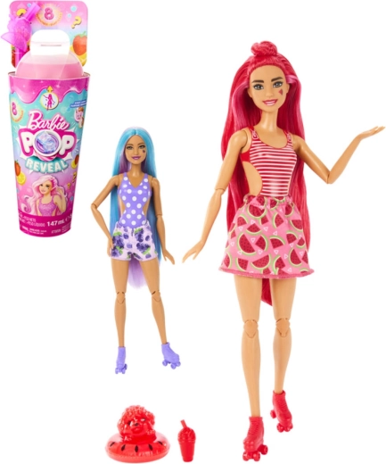 Mattel Barbie Pop Reveal Fruits juteux – poupée parfumée avec surprise - 1 pièce