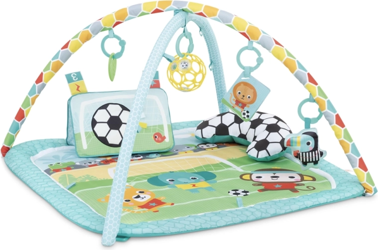 Tapis d’éveil BRIGHT STARTS Oball Grip & Kick pour bébés