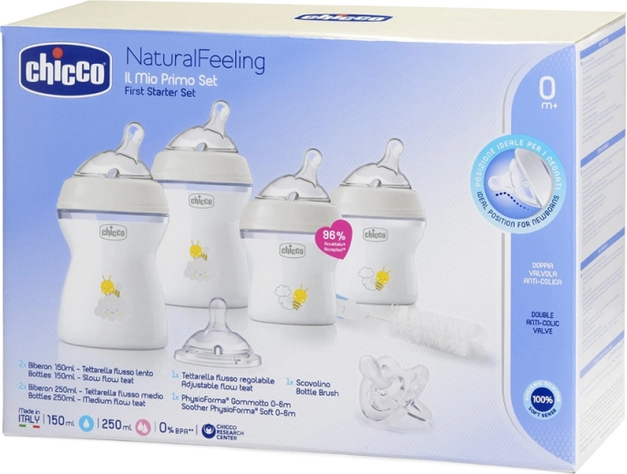 Chicco coffret de démarrage nouveau-né Natural Feeling, neutre, 0m+