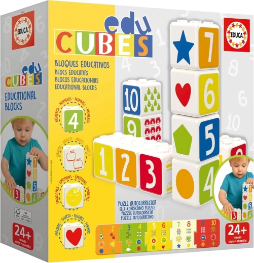 Educa EduCubes Baby cubes empilables éducatifs