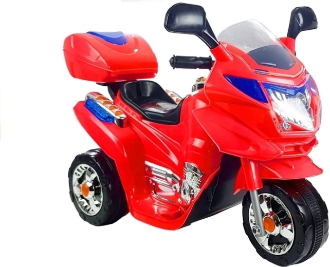 Tricycle électrique pour enfants – moto rouge à batterie