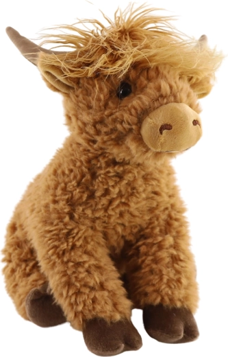 Vache des montagnes en peluche 30 cm