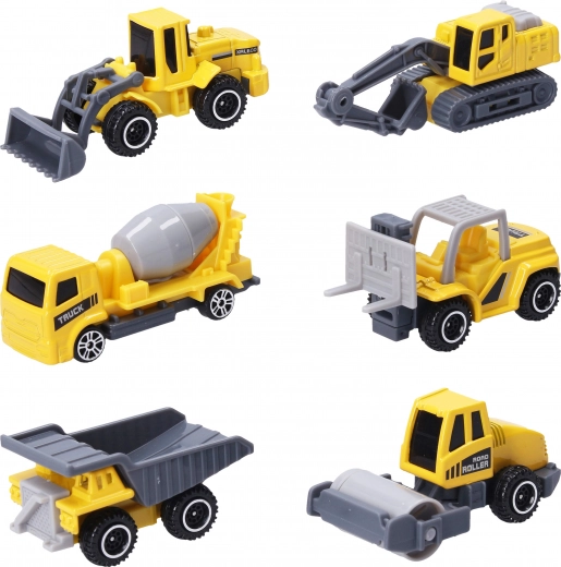 Engin de construction en métal 8 cm