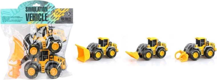 Engin de chantier – set de deux pelleteuses avec parties mobiles