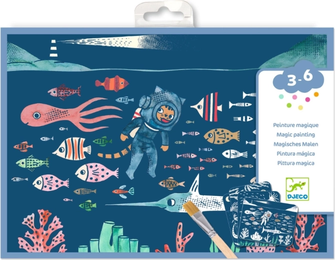 Djeco coloriages à l’eau océan - 1 pièce