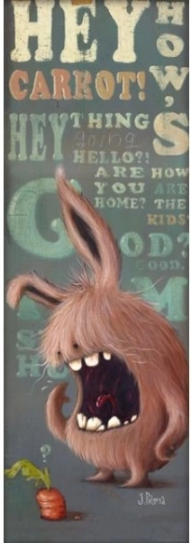 Puzzle vertical Zozoville : Carotte 1000 pièces