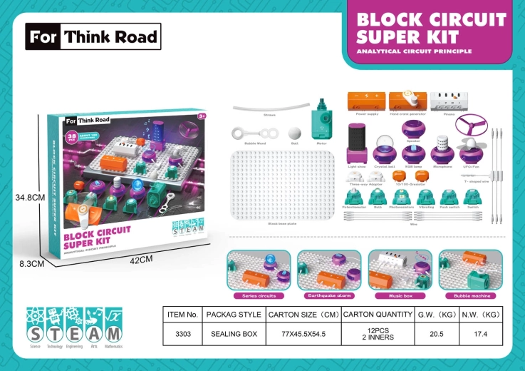 MEGA kit du petit programmeur – apprentissage du montage de circuits