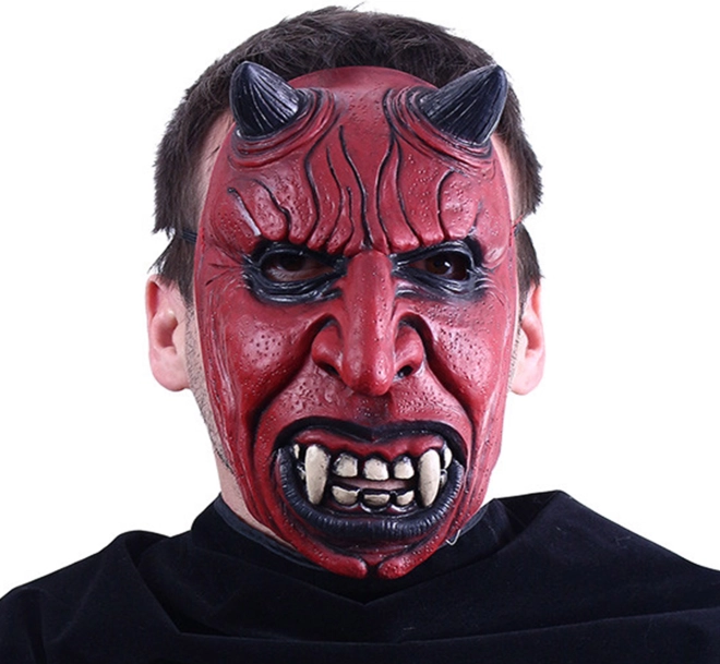 Masque de diable terrifiant pour Halloween
