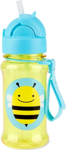 Skip Hop Zoo gourde en Tritan avec paille Abeille 355 ml