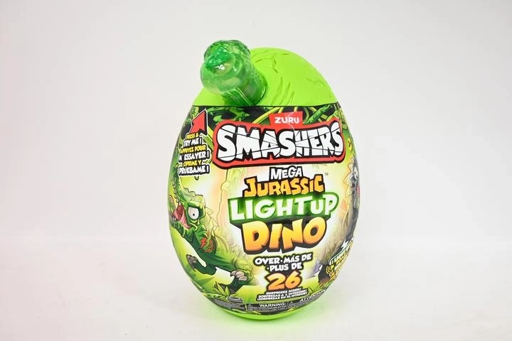 Zuru Smashers Jurassic dinosaure lumineux dans un œuf géant
