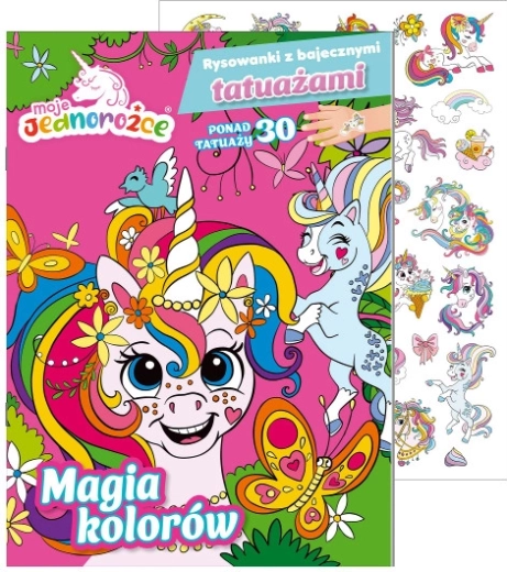 Mes licornes : Coloriages avec tatouages, tome 1 – La magie des couleurs