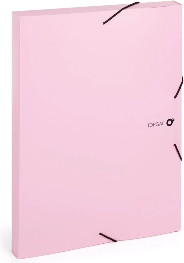 Chemises Topgal pour cahiers A4 roses