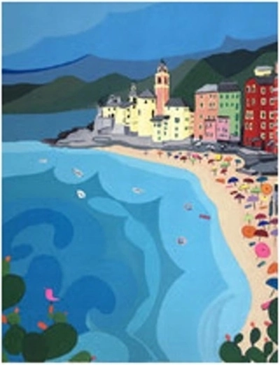 Norimpex Peinture par numéros Plage urbaine 40 × 50 cm