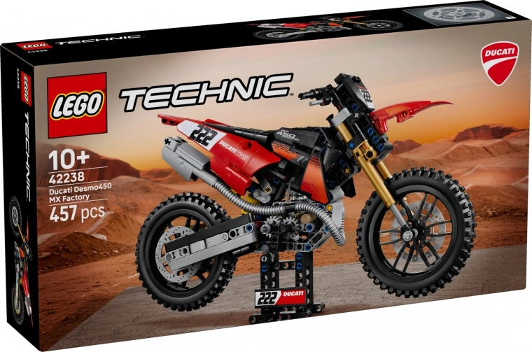 LEGO Technic moto Ducati Desmo450 MX Factory 42238