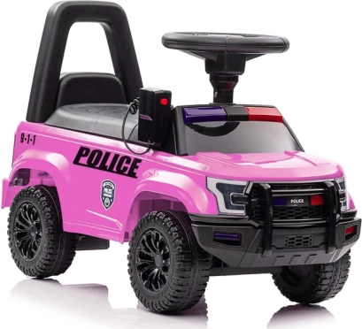 Jouet d'équitation avec mégaphone rose