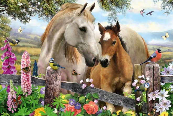 Puzzle Jument et Poulain 150 pièces