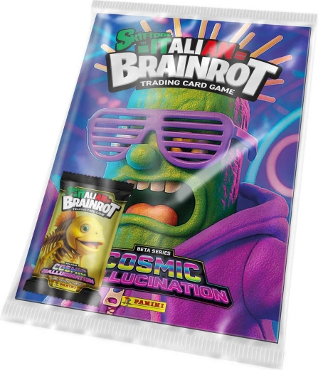 Panini Skifidol Italian Brainrot TCG Cosmic Hallucination kit de démarrage – album et booster