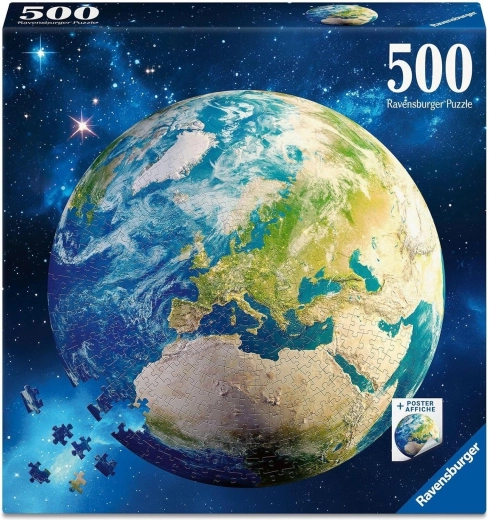 Puzzle rond Ravensburger Planète Terre 500 pièces