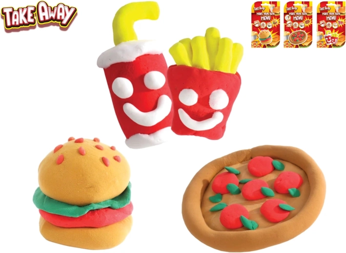 Pâte créative crée ton propre fast food à emporter - 1 pièce