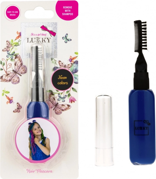 Lukky mascara pour cheveux bleu