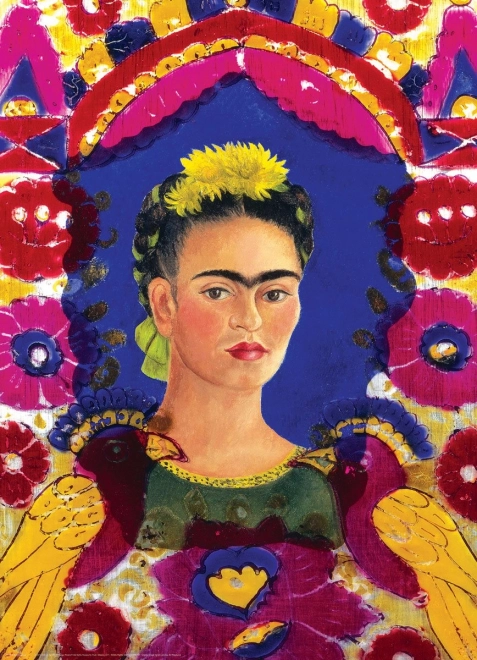 Puzzle Portrait Frida Kahlo encadré 1000 pièces EUROGRAPHICS