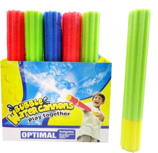 Pompe à eau cannelée 35 cm, couleurs assorties - 1 pièce