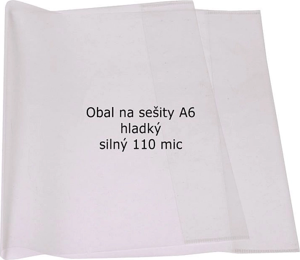 Protège-cahiers A6, 110 microns, lot de 10 pcs