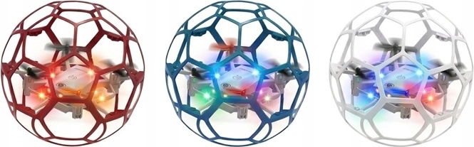 Mini drone RC en forme de boule volante avec éclairage LED