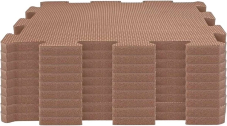 NIDO NIDO tapis de jeu en mousse puzzle caramel (9 pièces)