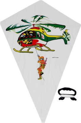 Cerf-volant 48 x 71 cm avec motifs