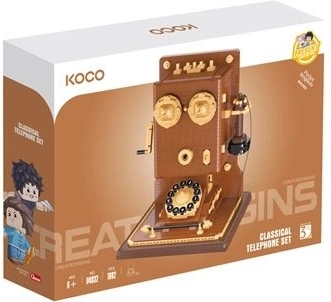 KOCO jeu de construction téléphone rétro - 1 pièce