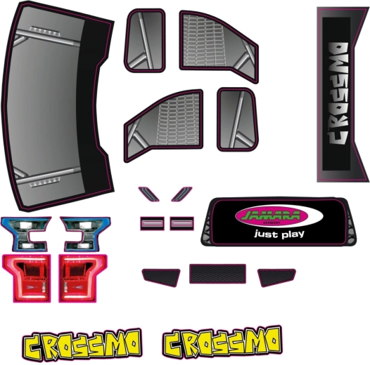 Planche d’autocollants pour monster truck Crossmo JAMARA