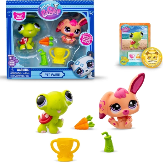 Hasbro Littlest Pet Shop Pet Relay Racers – coffret de figurines et accessoires