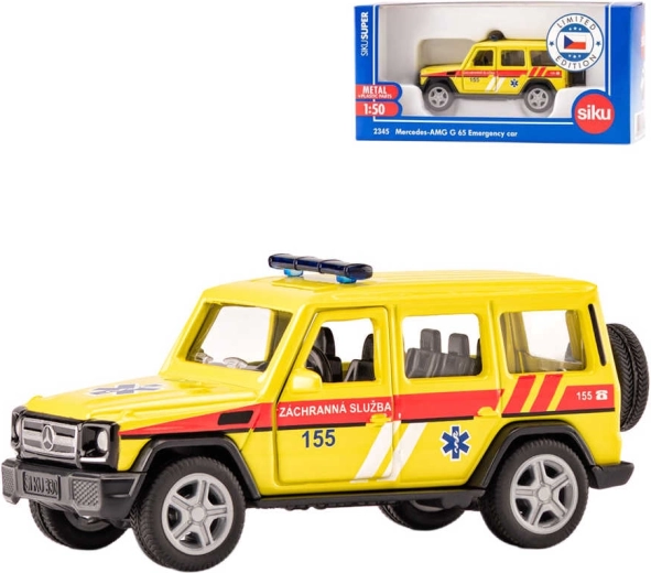Siku super ambulance Mercedes‑AMG G65 (version tchèque) - 1 pièce