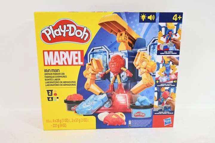 Play-Doh set de pâte à modeler avec laboratoire d’armure Iron Man (Marvel)