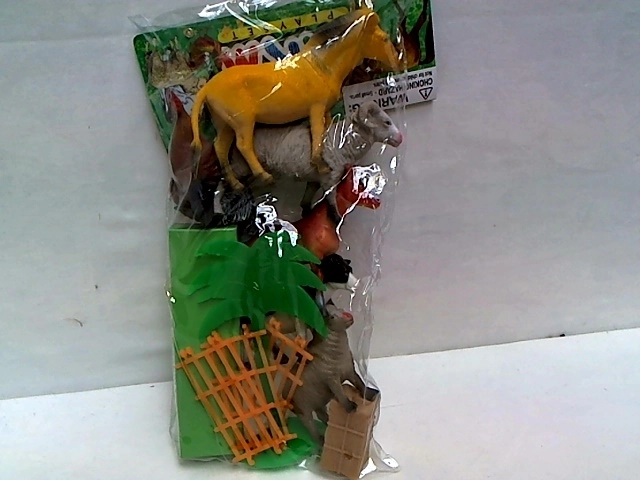 Set de jeu pour enfants sur le thème des animaux domestiques avec tapis