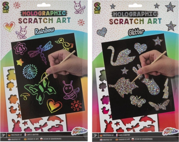 Image à gratter Arc-en-ciel