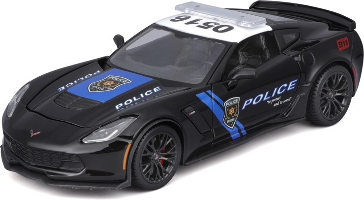 Maisto Design Authority modèle de police 2015 Corvette Z06 1:24 - 1 pièce
