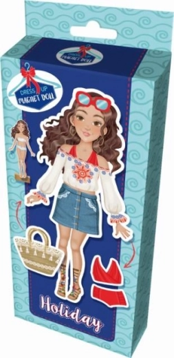 Poupée magnétique en vacances