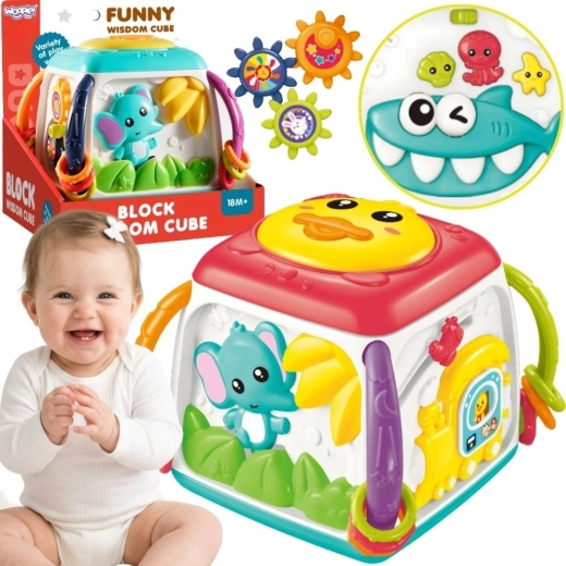 Woopie Baby cube éducatif interactif multifonction 18m+